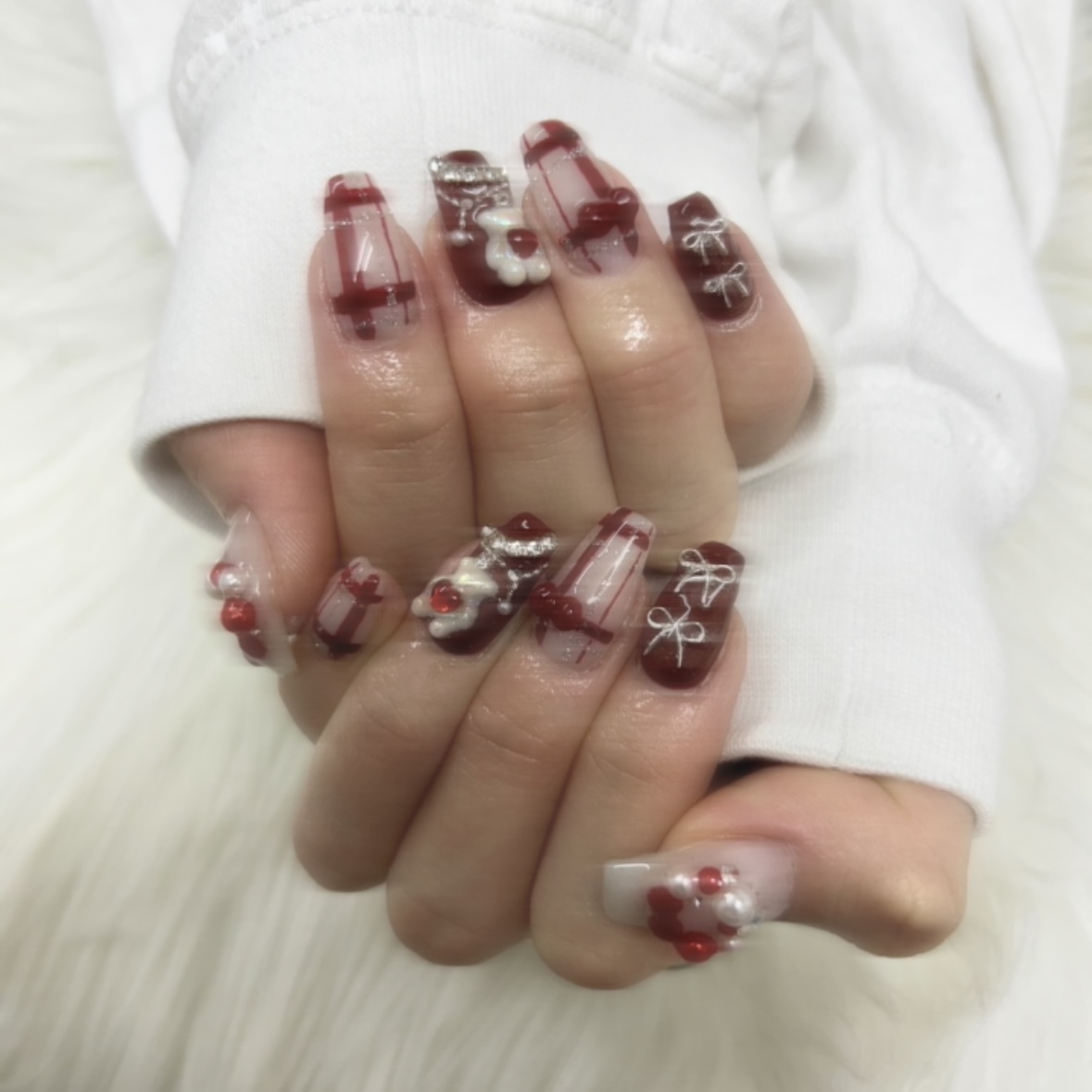 クリスマスネイル