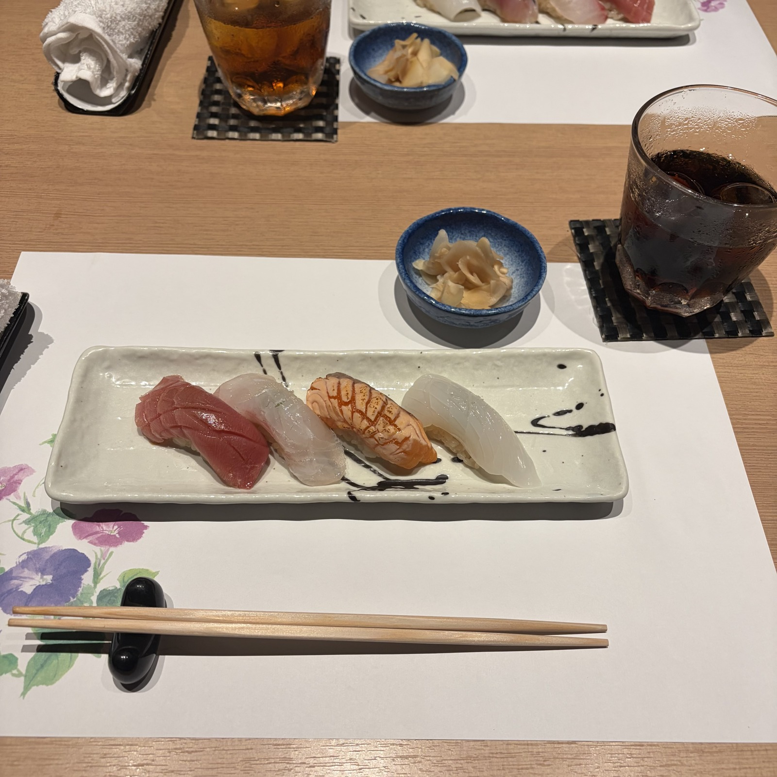 お寿司でぜいたくしてきました